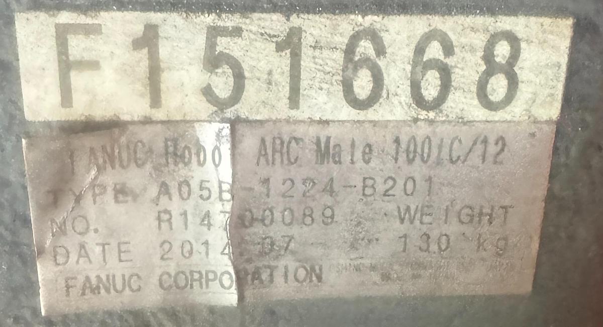 Used FANUC ARC MATE 100iC 6 AXIS MIG WELDING ROBOT WITH R-30iB CONTROL