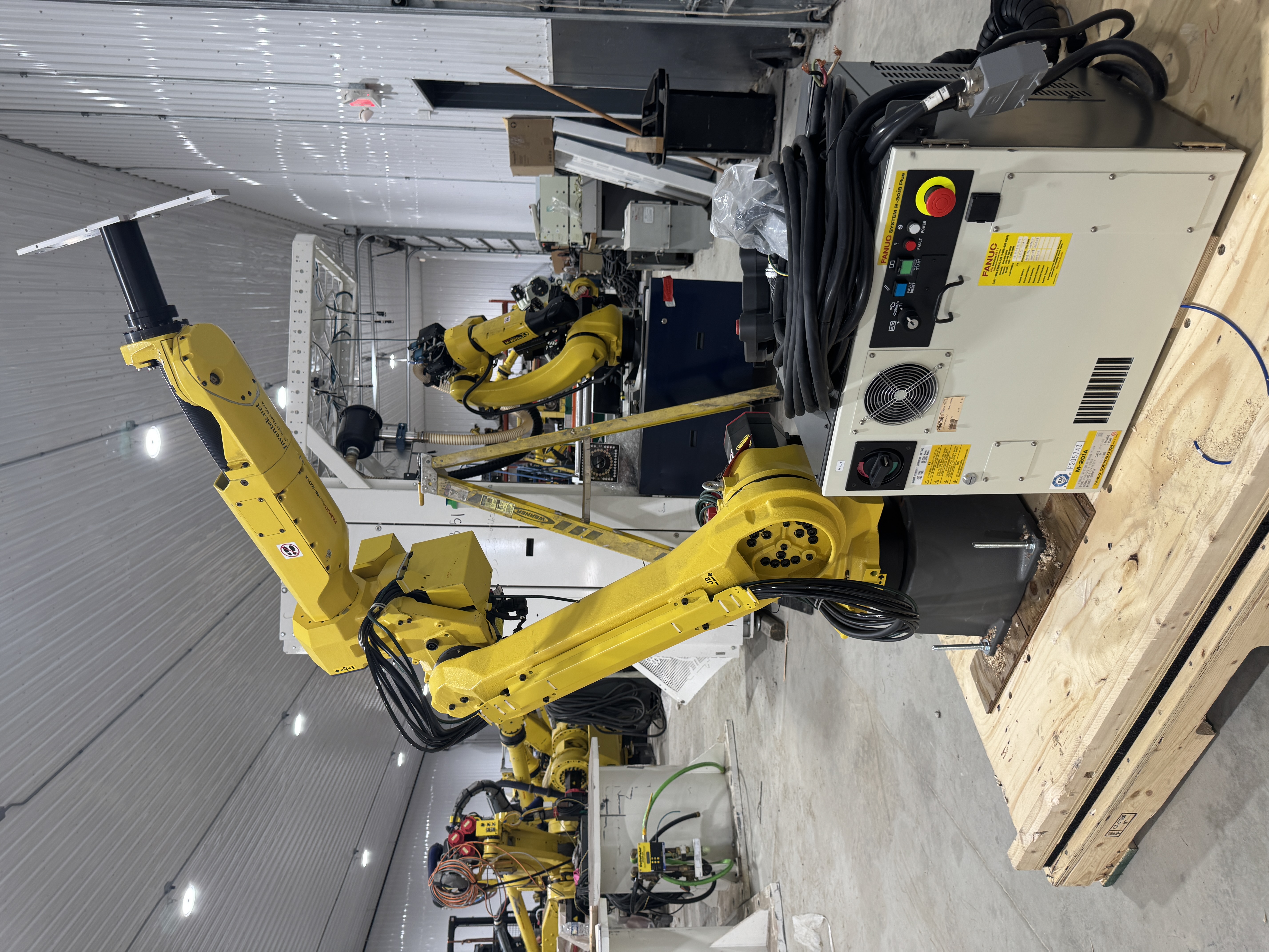Used Fanuc M-20iA 6 Axis Industrial Robot With Fanuc R-30iB Plus Control