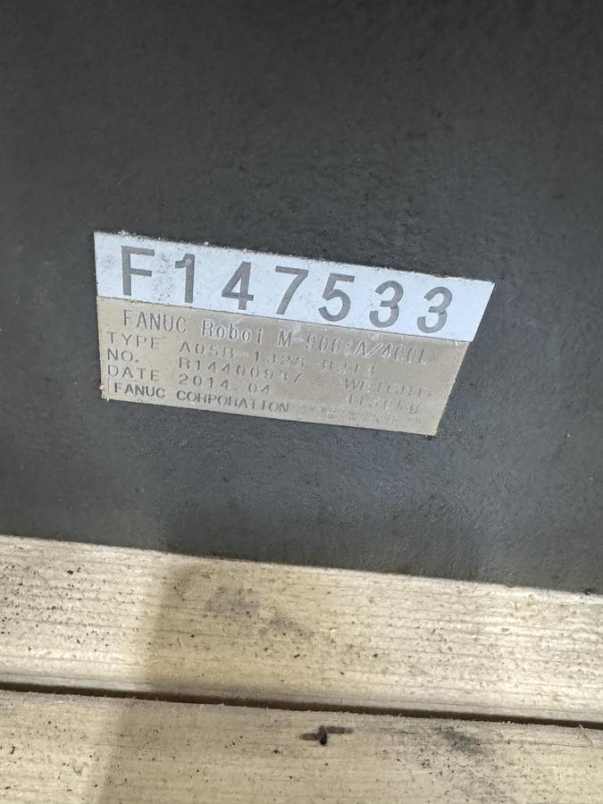 Used FANUC M900iA/400L 6 AXIS ROBOT WITH R-30iA CONTROL FOR SALE