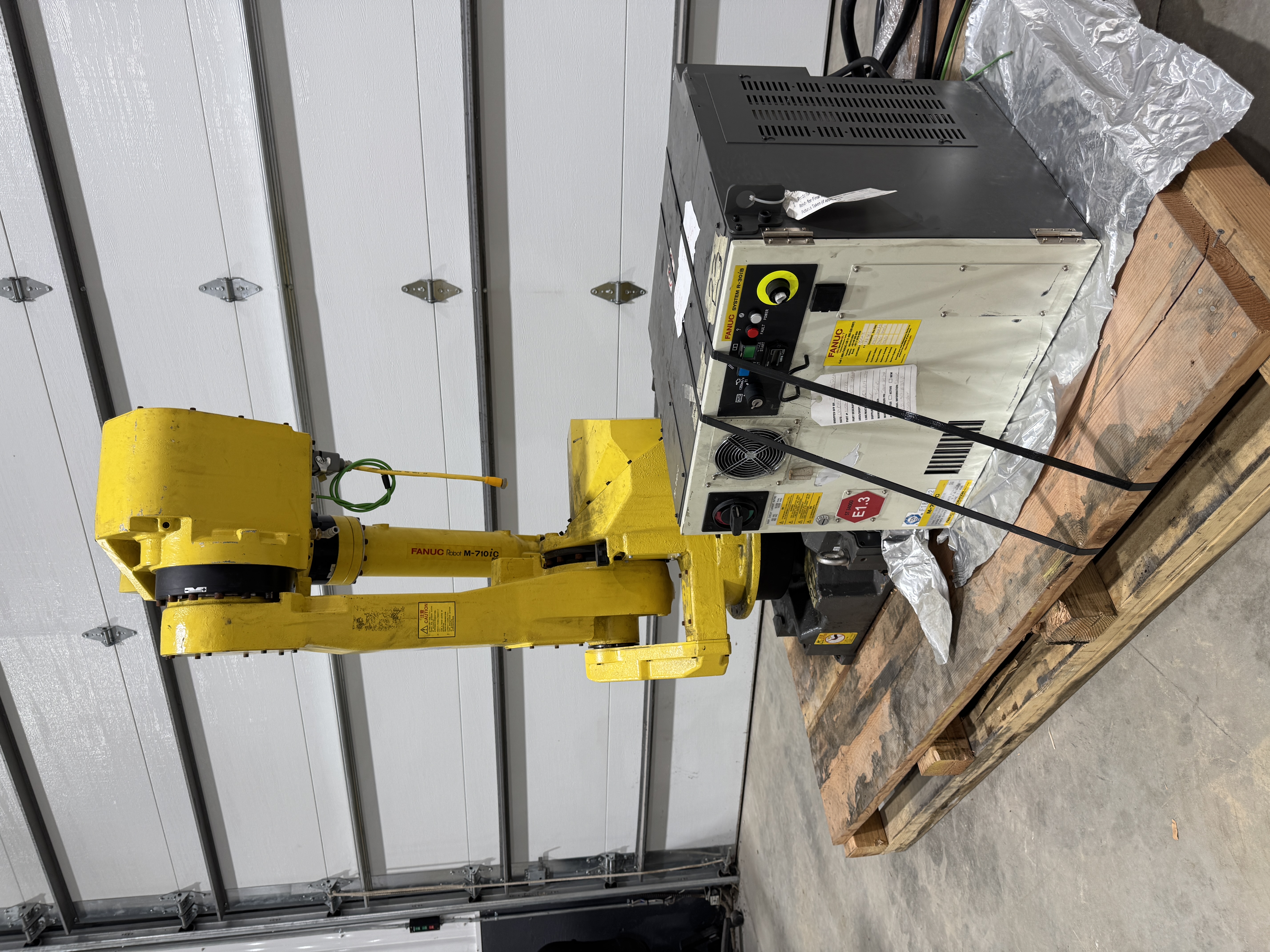 Used FANUC M-710iC/50 6 Axis Robot, R-30IB Control With Cam, ASI, EE & Air Connections