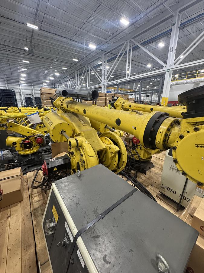 Used FANUC M-900iA/400L 6 AXIS ROBOT WITH R-30iA CONTROL FOR SALE