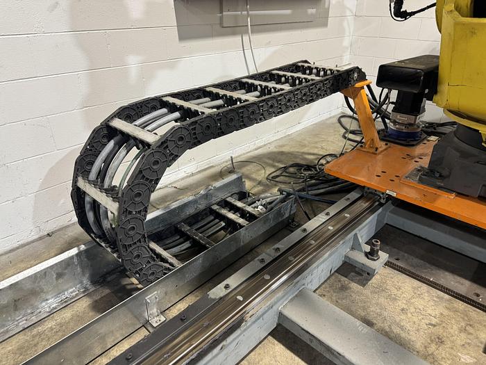 Used FANUC M-900iA/260L ROBOT ON 10' RTU WITH R-30iA CONTROLLER 