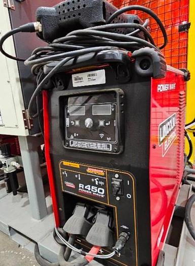 Used FANUC ARC MATE 120iD/12L, NEVER USED, R30iB PLUS, LINCOLN R450 WELDING POWER SUPPLY