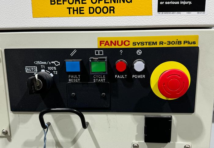 Used FANUC R-2000iC/125L 6 AXIS ROBOT WITH R-30iB PLUS CONTROLLER