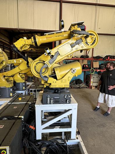 Used FANUC R-2000iC/210F 6 AXIS ROBOT WITH R-30iB CONTROLLER