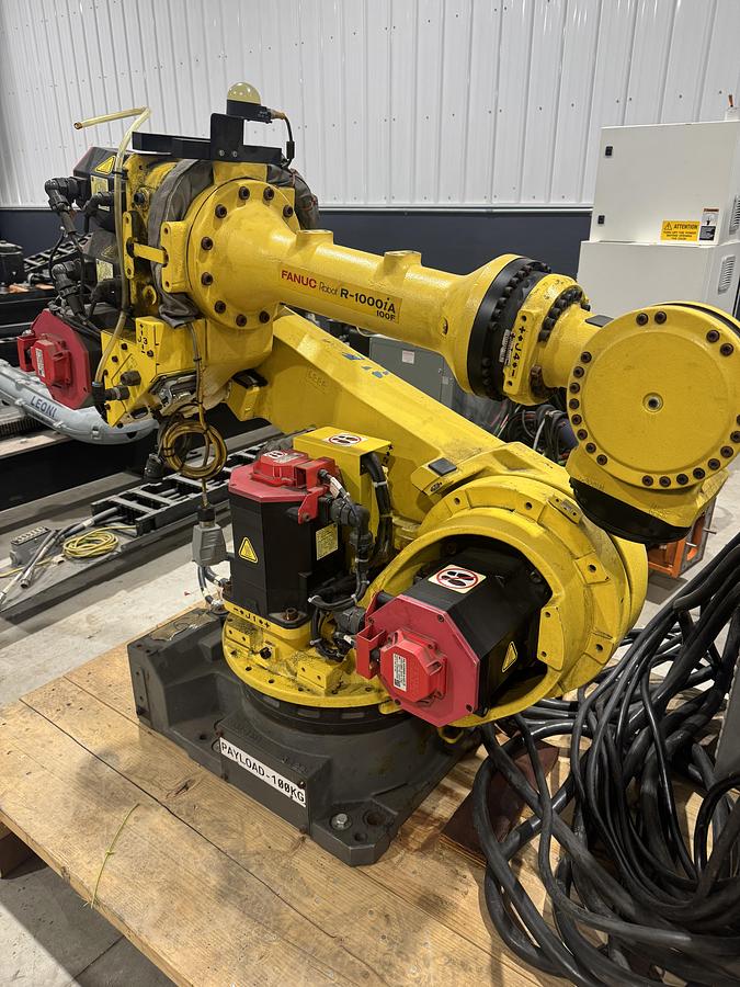 Used FANUC R-1000iA/100F 6 AXIS ROBOT WITH R-30iB PAYLOAD 100KG X REACH 2230 MM
