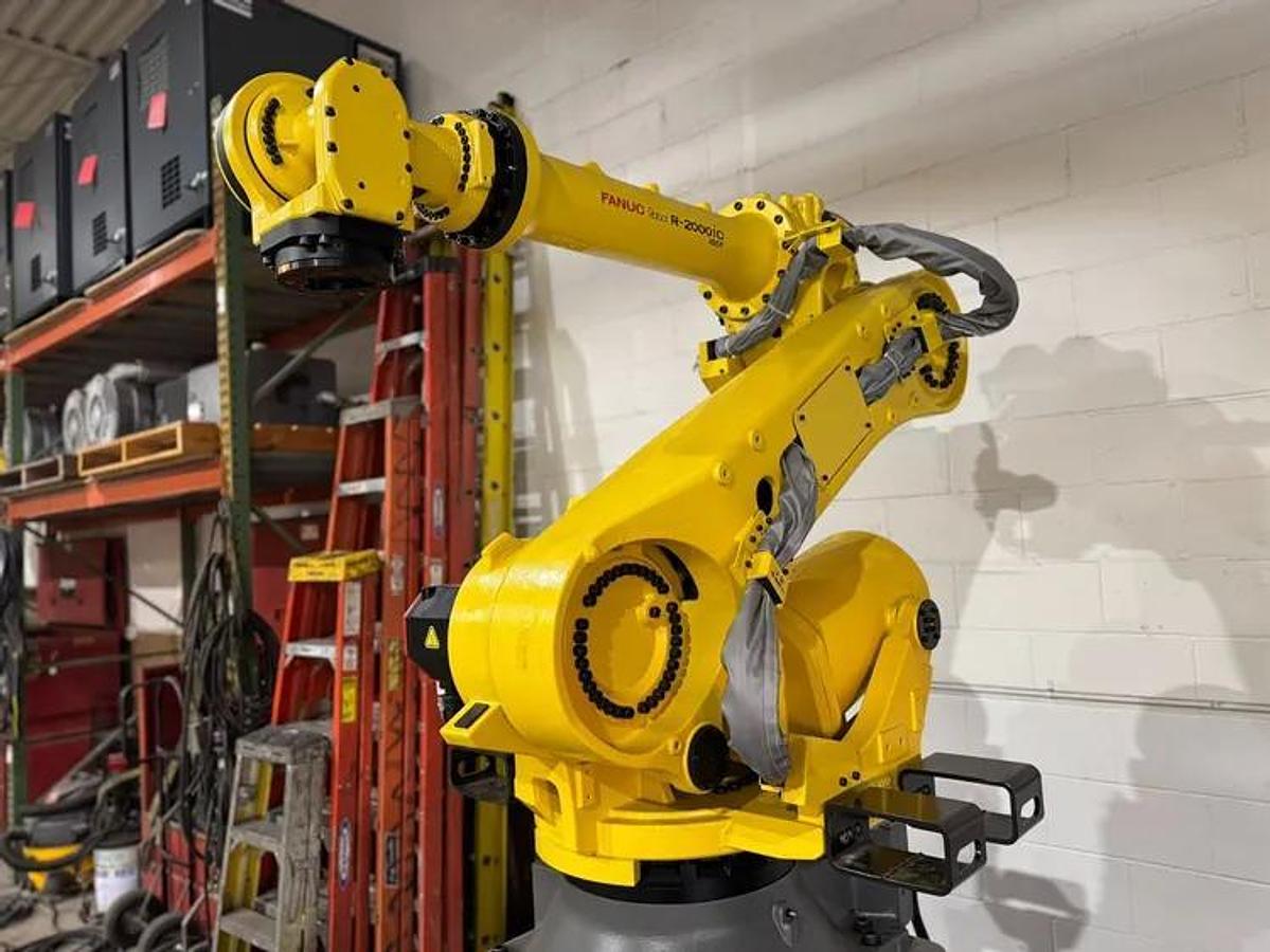 Used FANUC R-2000iC/165F 6 AXIS ROBOT WITH R-30iB PLUS CONTROLLER FOR SALE 