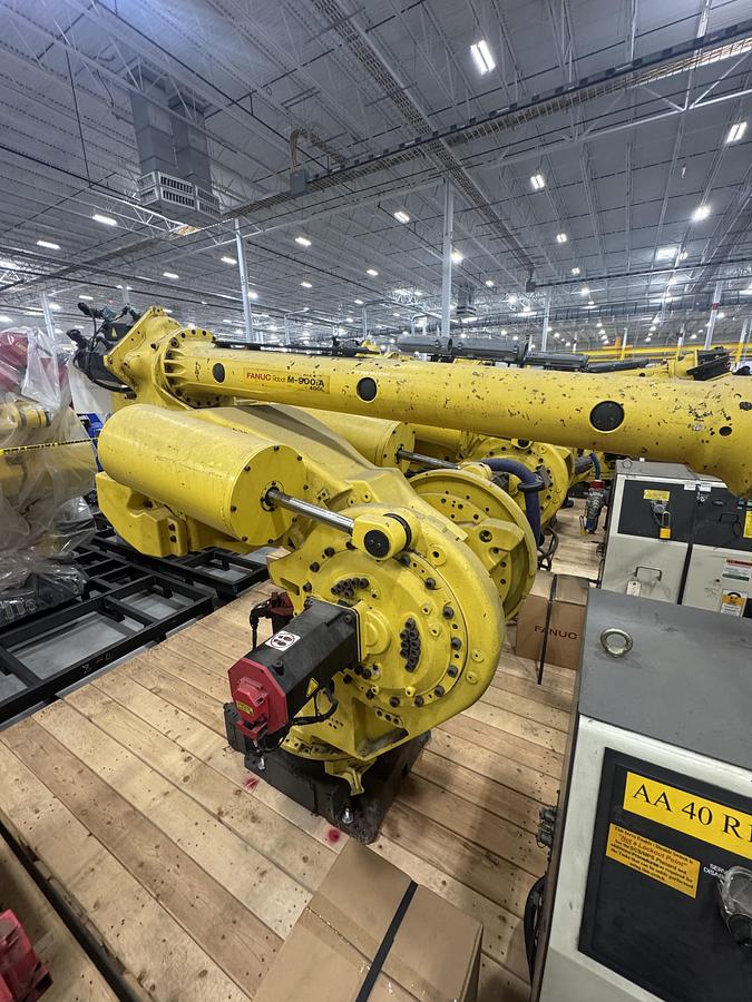 Used FANUC M-900iA/400L 6 AXIS ROBOT WITH R-30iA CONTROL FOR SALE