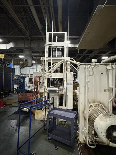 Used BMS CELLMATE BMCM15-48 VERTICAL TABLE UP BROACHING MACHINE DUAL STATION