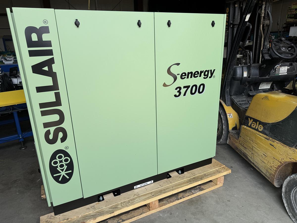 SULLAIR 50 HP AIR COMPRESSOR S-ENERGY 3700 NEW 2023 NEVER USED