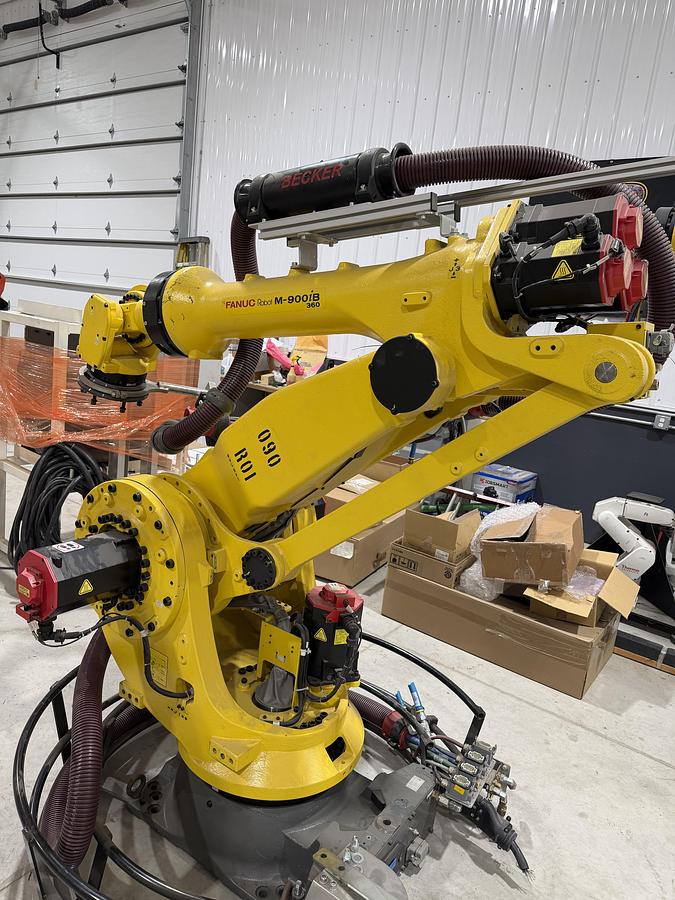 Used Fanuc M-900iB/360 Robot, R-30iB Plus Controller, 2021