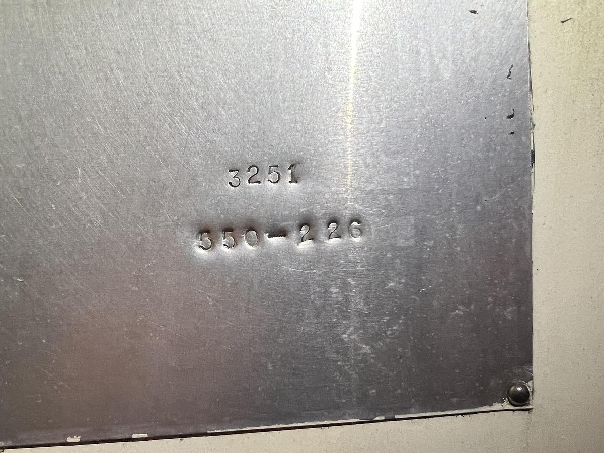 Used EXCELLO 3251S 48" SPLINE ROLLER WITH UNDER ARM SUPPORT AND 40 HP MAIN MOTOR