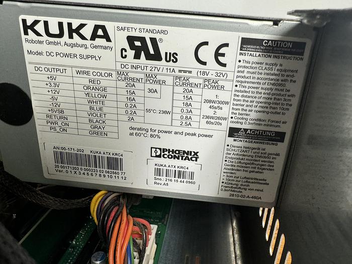 NEW KUKA PC zu KRC4 UPGRADE PANEL UPGRADE FROM KRC2-EDO5 TO KRC4