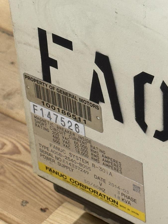 Used FANUC M-900iA/400L 6 AXIS ROBOT WITH R-30iA CONTROL FOR SALE