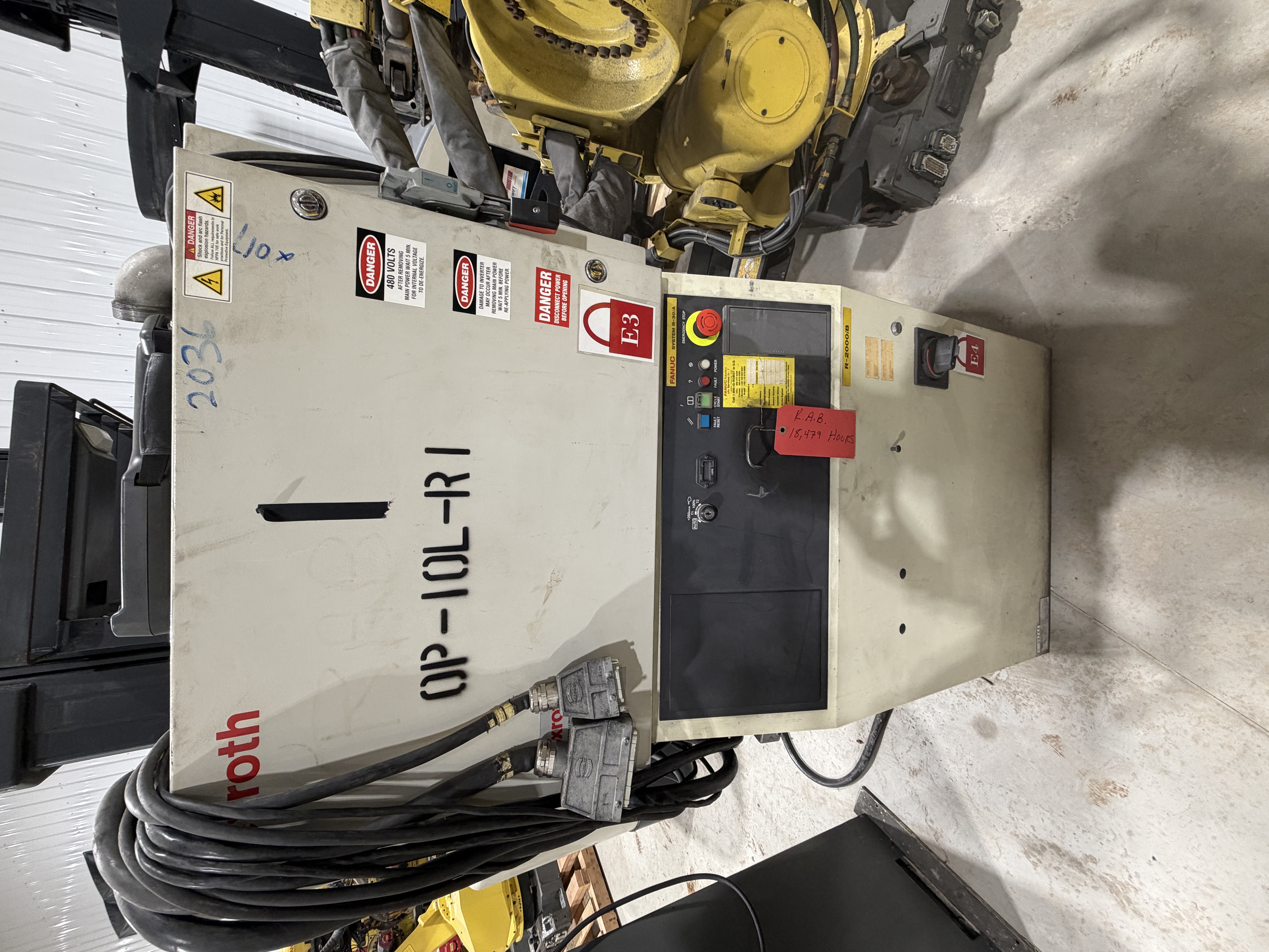 Used FANUC R-2000iB/165F Robot, R-30iA Control, Used, 2009