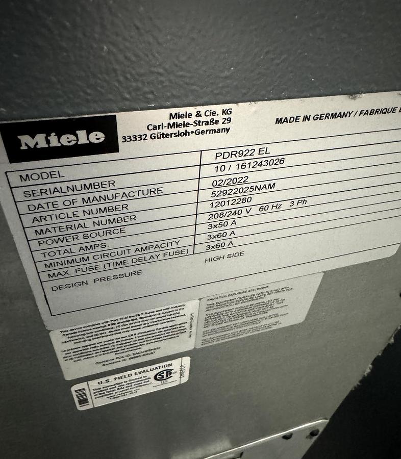 Used Meile - Firebird Industrial FIP Pretreat Washer/Dryer System Direct To Garment Printing