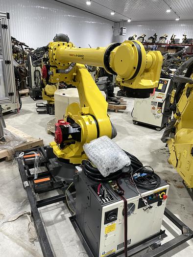 Used FANUC R-2000iC/125L 6 AXES ROBOT WITH FANUC R--30iB PLUS CONTROLLER