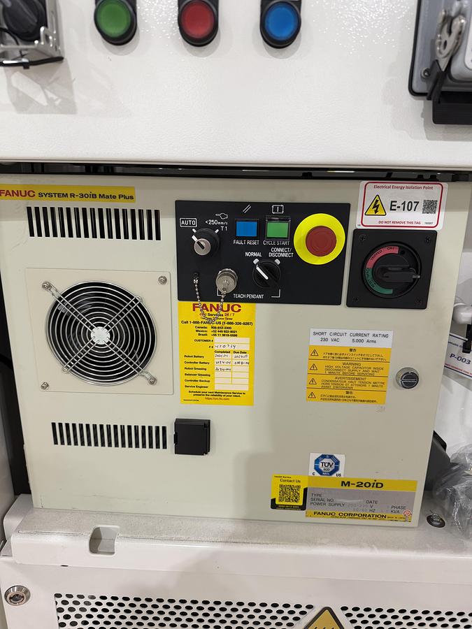 Used FANUC M-20iD/25 Robot, R-30iB Plus Control, Un-Used, 2021