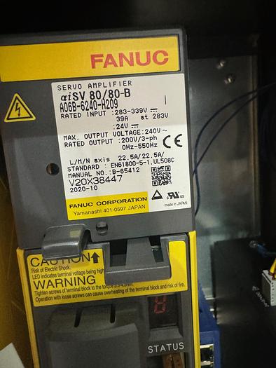 NEW FANUC ARC MATE 120iD/12L COMPLETE WELD CELL, DUAL ARM, NEVER USED, R30iB PLUS, LINCOLN R450 WELDING POWER SUPPLY, TILT TURN POSITIONER