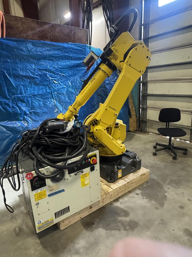 Used FANUC M-710iC/50 6 Axis Robot, R-30IB Control With Cam, ASI, EE & Air Connections