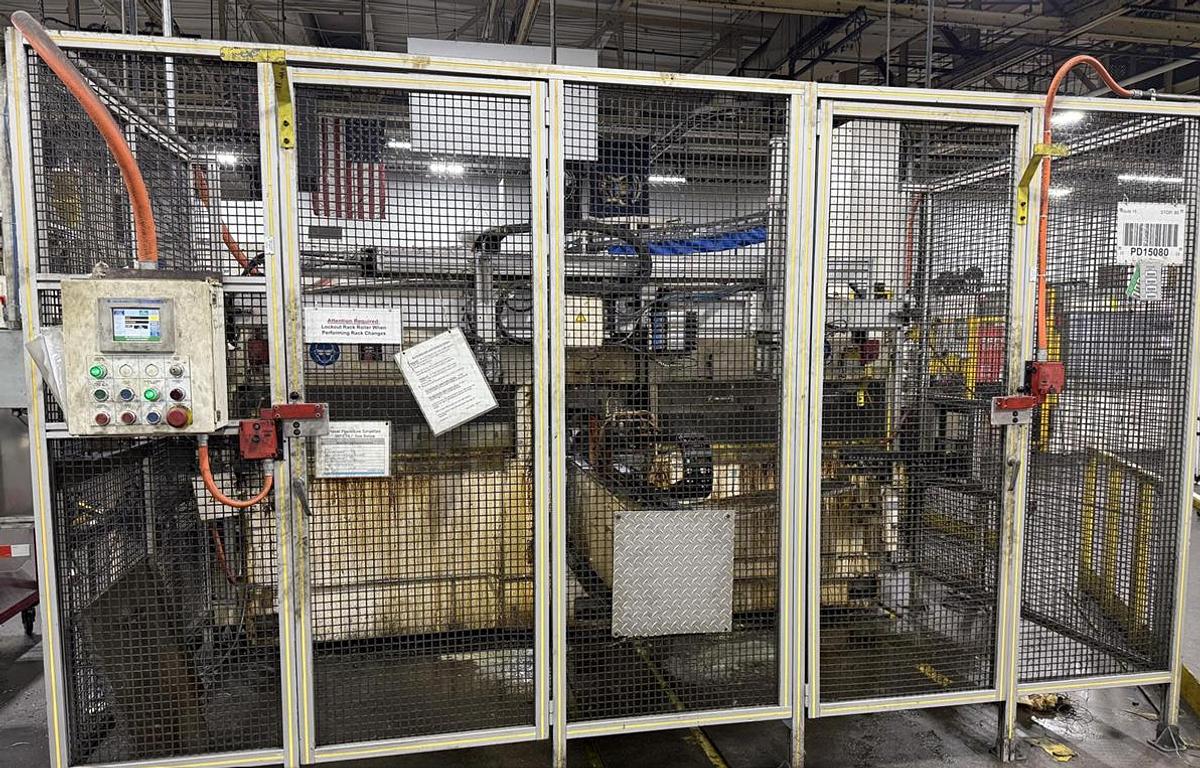 Used ANDERSON COOK MODEL 350S 48" SPLINE ROLLER NEW 1986