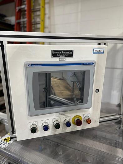 Used FANUC M10iA/12 6 AXIS ROBOT CELL WITH R-30iB PLUS CONTROLLER 2 PASS THRU CONVEYORS