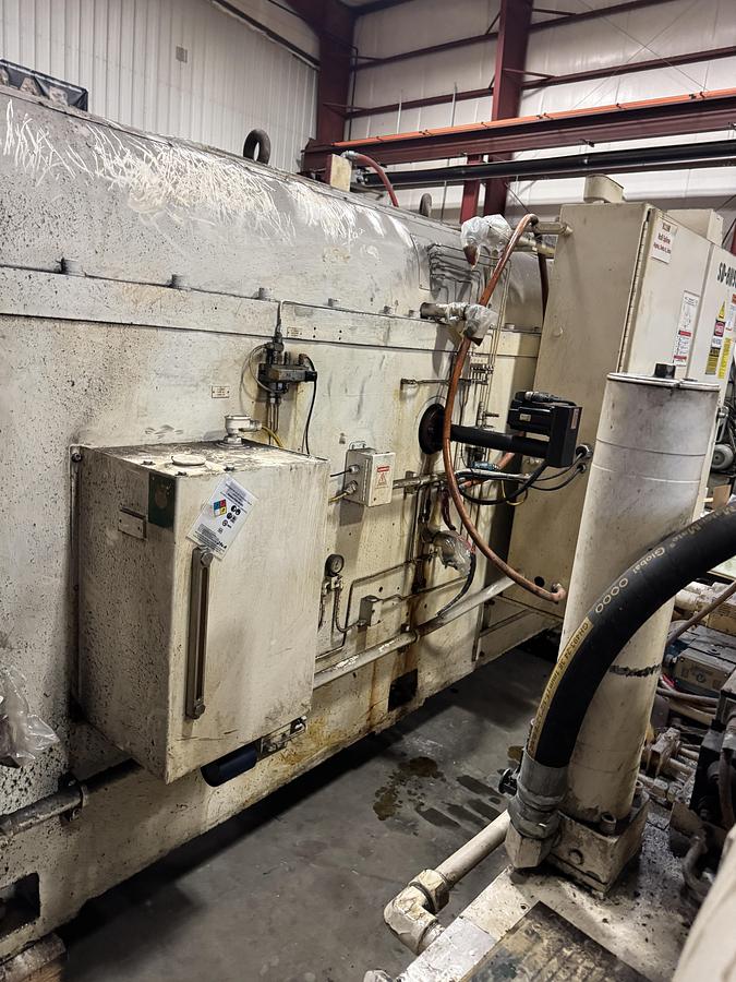 Used EXCELLO 3251S 48" SPLINE ROLLER WITH UNDER ARM SUPPORT AND 40 HP MAIN MOTOR