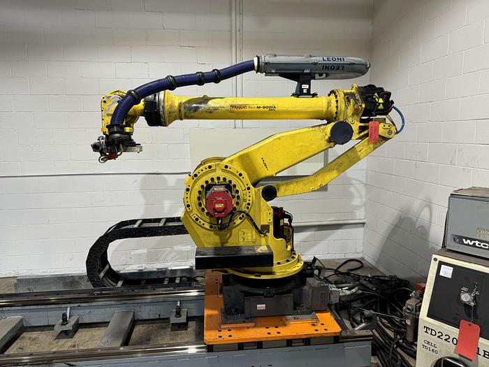 Used FANUC M-900iA/260L ROBOT ON 10' RTU WITH R-30iA CONTROLLER 