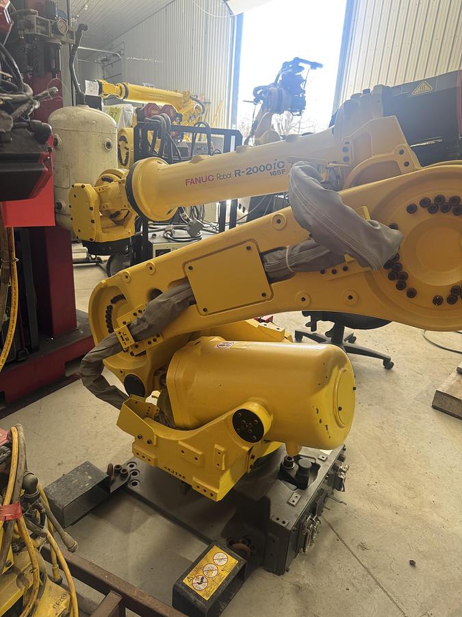 Used FANUC R-2000IC/165F 6 AXIS ROBOT WITH R-30iB CONTROLLER