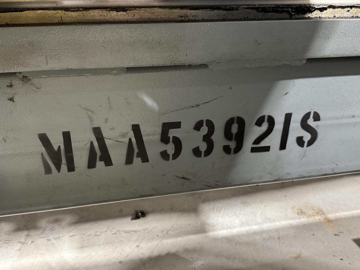 Used FANUC R-2000iB/125L ROBOT STAND MOUNTED ON 61' FANUC GEN VI RTU WITH R-30iB CONTROLLER