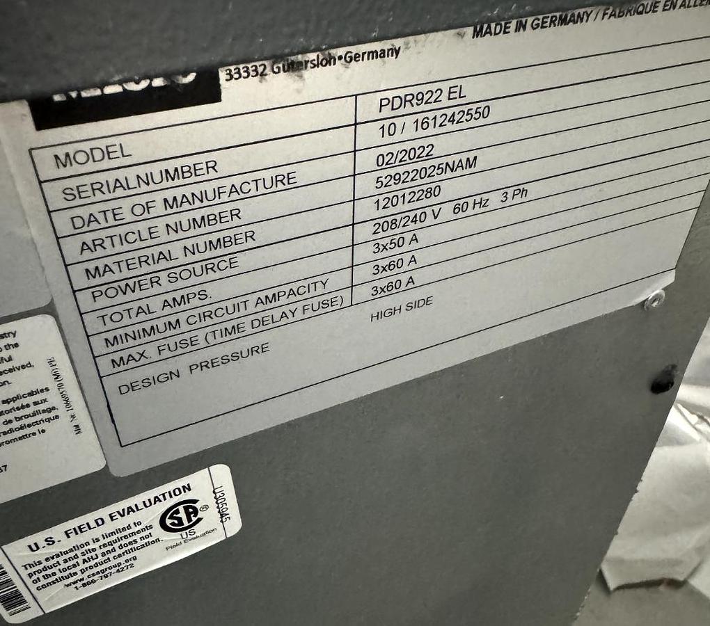 Used Meile - Firebird Industrial FIP Pretreat Washer/Dryer System Direct To Garment Printing