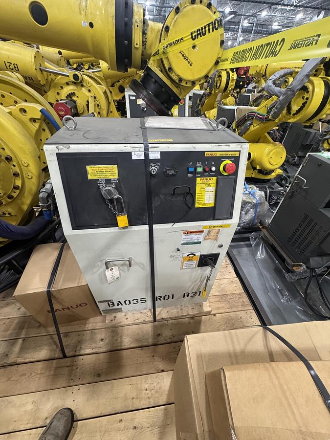Used FANUC M-900iA/400L 6 AXIS ROBOT WITH R-30iA CONTROL FOR SALE