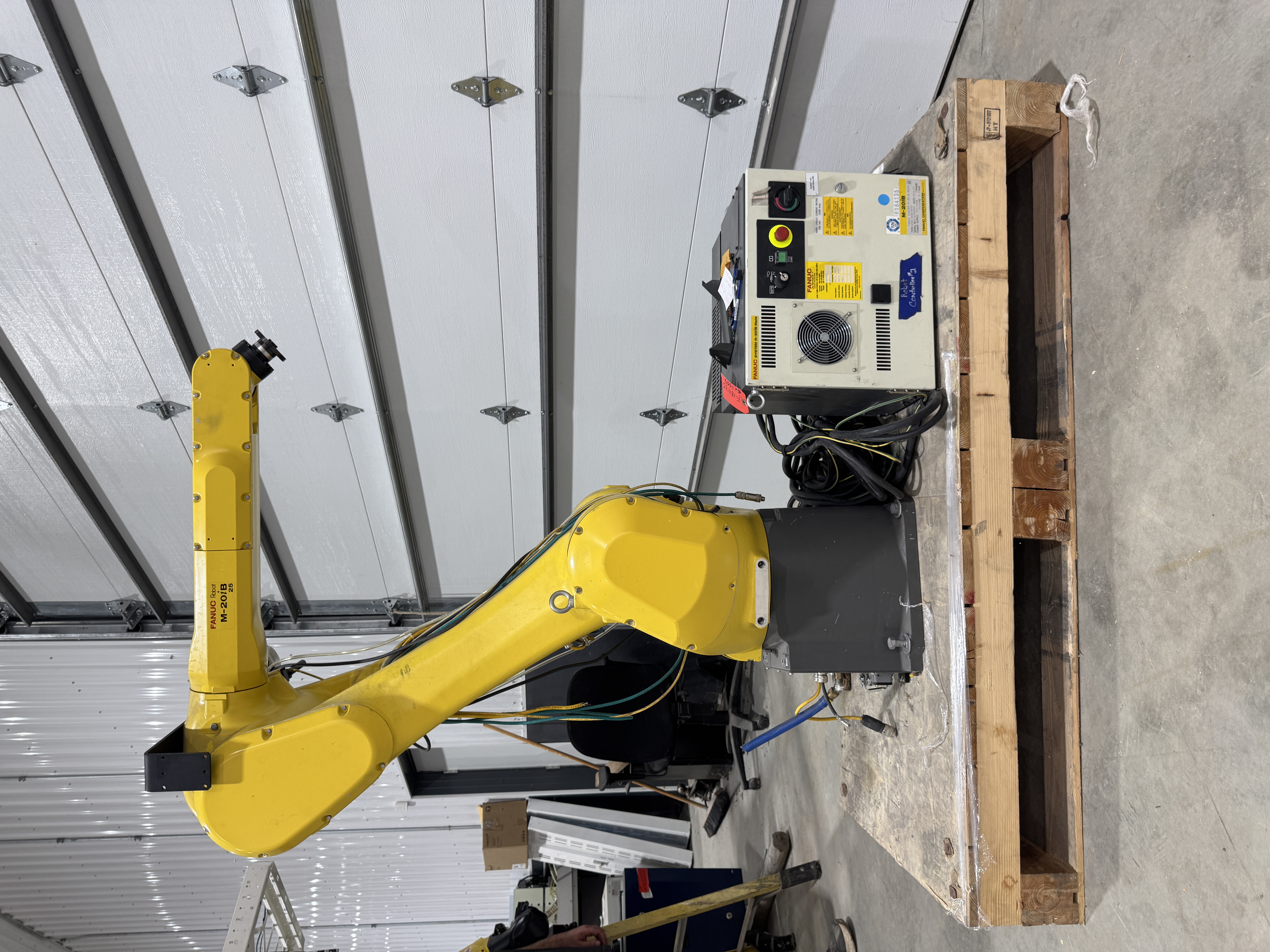 Used FANUC M-20iB/25 Robot, R-30iB Control, Used, 2016, Cam, EE, ASI, Air