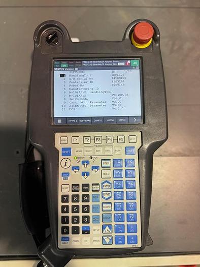 Used FANUC M10iA/12 6 AXIS ROBOT CELL WITH R-30iB PLUS CONTROLLER 2 PASS THRU CONVEYORS