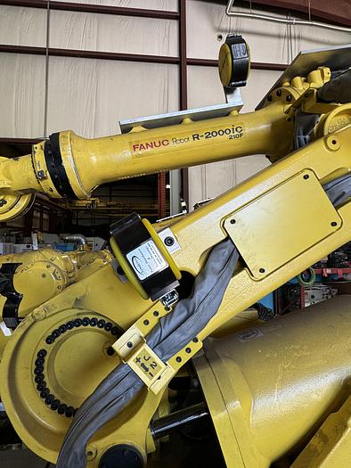 Used FANUC R-2000iC/210F 6 AXIS ROBOT WITH R-30iB CONTROLLER
