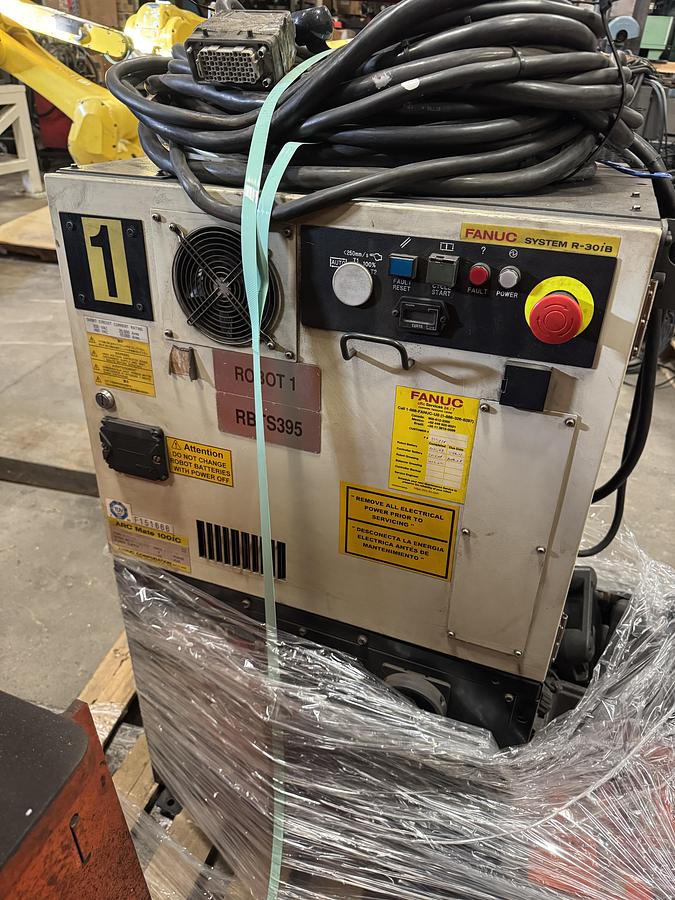 Used GENESIS SYSTEM 3X DUAL TRUNION MIG WELDING CELL WITH 2 ARC MATE 100iC R-30iB ROBOTS