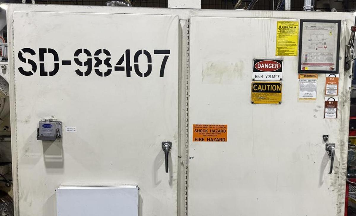 Used ANDERSON COOK MODEL 350S 48" SPLINE ROLLER NEW 1986