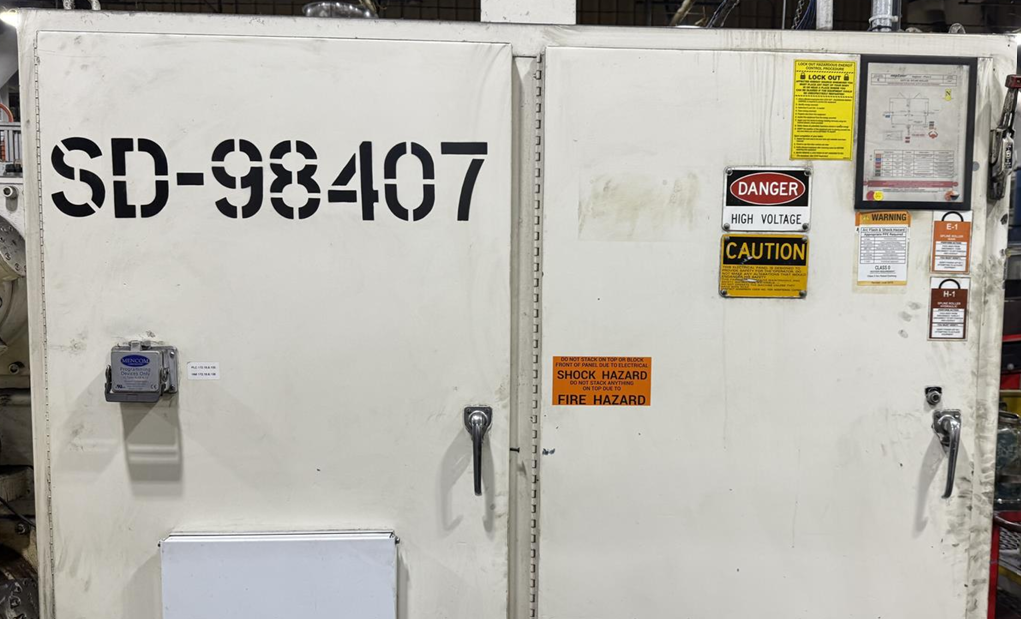 Used ANDERSON COOK MODEL 350S 48" SPLINE ROLLER NEW 1986