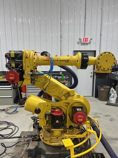 Used FANUC R-2000iB/210F ROBOT WITH R30iA CONTROLLER, 80 HOURS ON METER