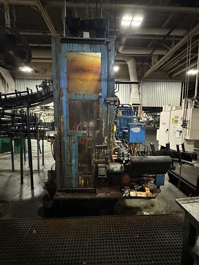 Used BMS CELLMATE BMCM15-48 VERTICAL TABLE UP DUAL STATION BROACHING MACHINE