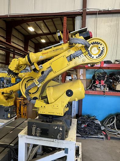 Used FANUC R-2000iC/210F 6 AXIS ROBOT WITH R-30iB CONTROLLER