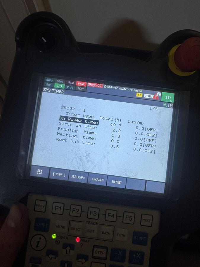 Used FANUC M-20iD/25 ROBOT WITH R-30iB PLUS CONTROLLER, PENDANT, CABLES.  NEVER IN PRODUCTION!