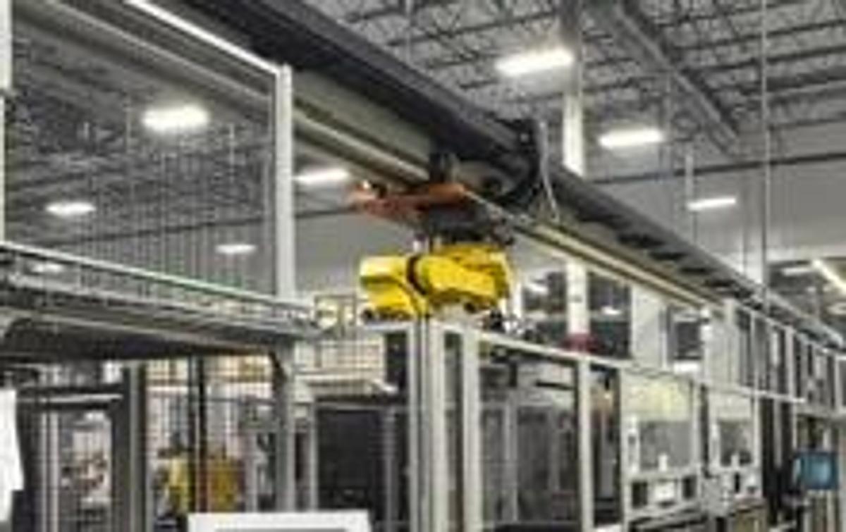 Used GUDEL GANTRY SYSTEM FOR UNDER MOUNT FANUC M-710IC SERIES ROBOT 108' TRAVEL 2023!