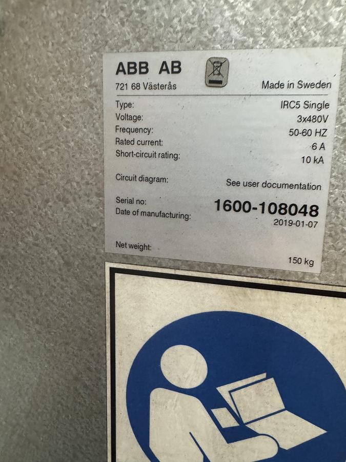 Used Used Dual Arm ABB IRB 1600ID 4/1.5 Mig Welding Robot SN 105407 New 2017 2 Arms Master Slave One Price