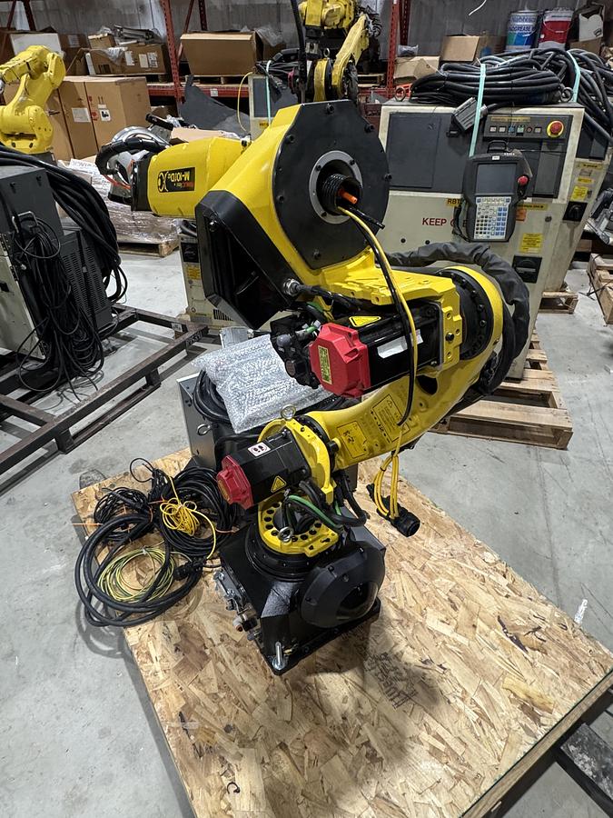 Used FANUC M-10iD/12 6 AXIS ROBOT WITH R-30iB PLUS CONTROLLER, TEACH PENDANT, AND CABLES