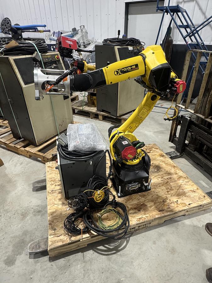 Used FANUC M-10iD/12 6 AXIS ROBOT WITH R-30iB PLUS CONTROLLER, TEACH PENDANT, AND CABLES
