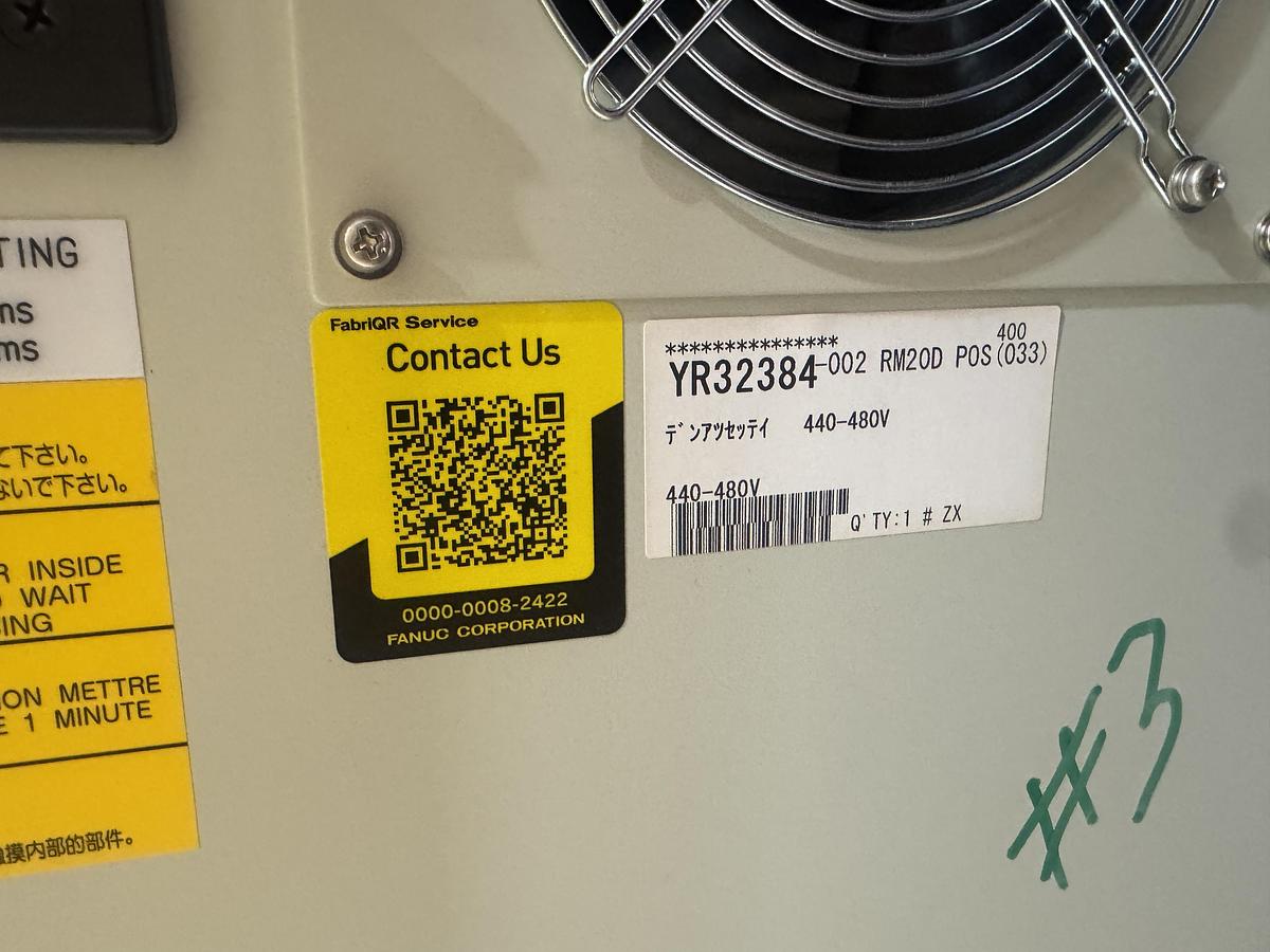 Used FANUC M-20iD/35 ROBOT WITH R-30iB PLUS CONTROLLER, PENDANT, CABLES, NEVER USED