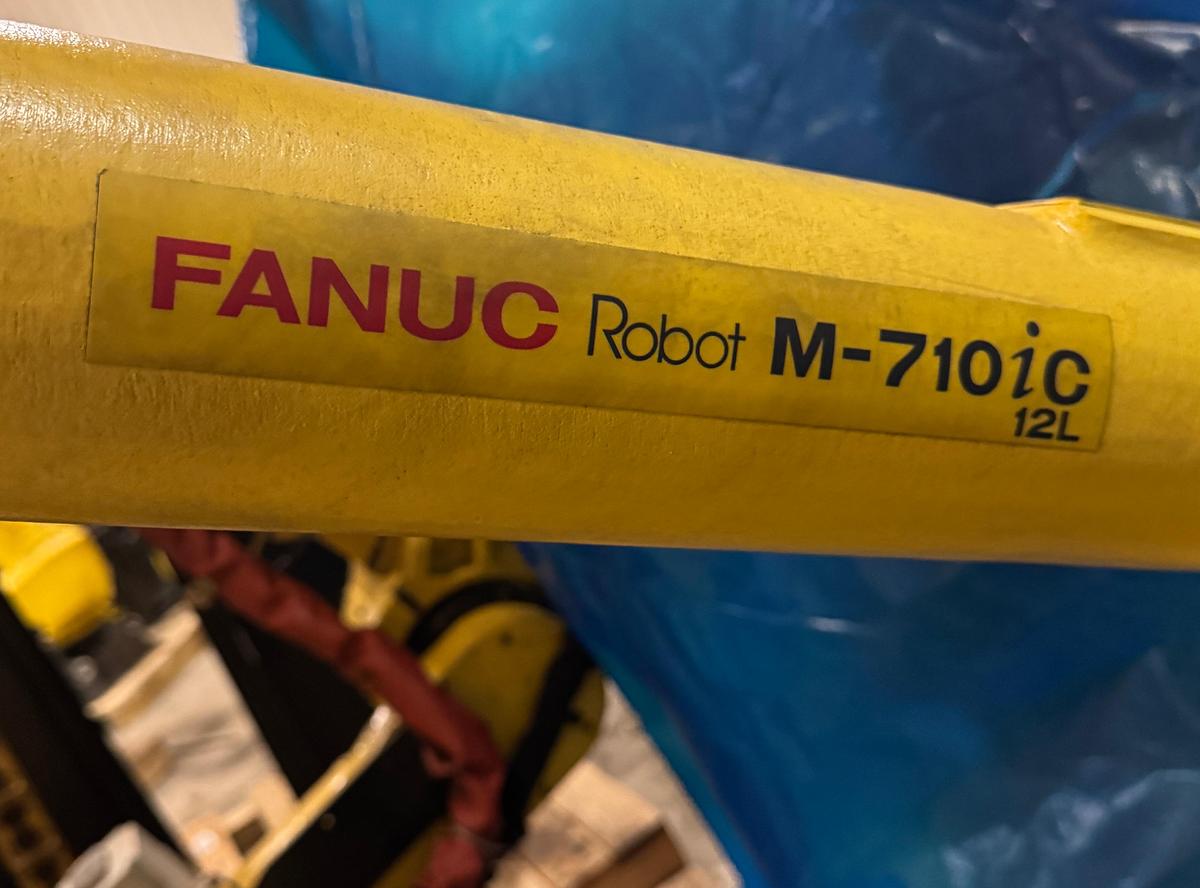 Used Fanuc M-710iC/12L 6 Axis 3 Meter Reach Mig Welding Robot With R-30iB Plus Control
