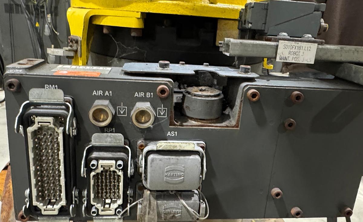 Used FANUC R-1000iA/80F 6 AXIS ROBOT WITH R-30iA CONTROL FOR SALE, 80 KG LIFT X 2230 MM REACH