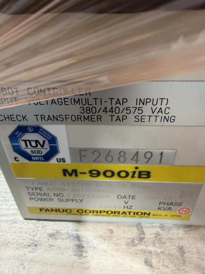 Used Fanuc M-900iB/360 Robot, R-30iB Plus Controller, 2021